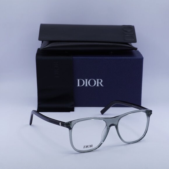 Dior DIORESSENTIALO S3I 4500 Square 55mm Eyeglasses - Transparent Grey - Picture 1 of 10